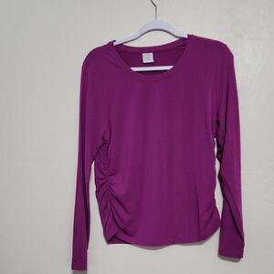 Athleta Vibrant Purple Long Sleeve Top